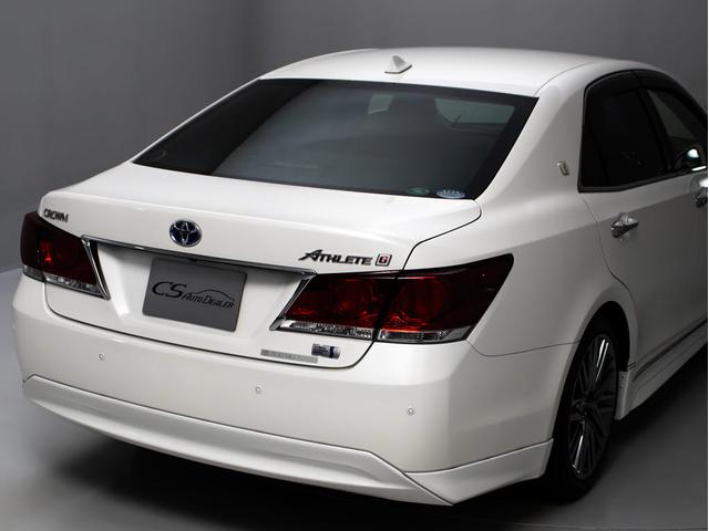 クラウンハイブリッド アスリートＧ　（禁煙車）（プレミアムサウンド）（黒本革シート）（オプション１８インチアルミ）（フルエアロ）（パノラミックビュー）（衝突軽減ブレーキ）（踏み間違い防止機能）レーダークルーズ　アダプティブハイビーム（27枚目）