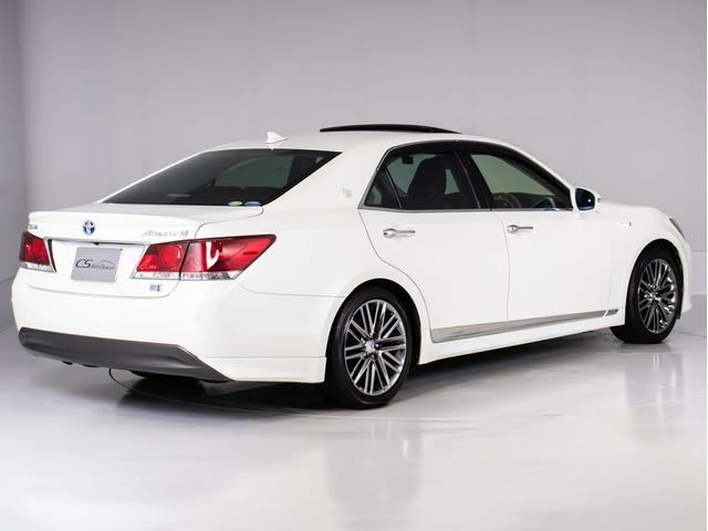 クラウンハイブリッド アスリートＧ　（サンルーフ）（禁煙）（黒革）（ＯＰ１８ＡＷ）衝突軽減／踏み間違い防止機能アドバンストパッケージ／アダプティブハイビーム／プリクラッシュ／クリアランスソナー／レギュラーガソリン仕様／黒本革シート（13枚目）