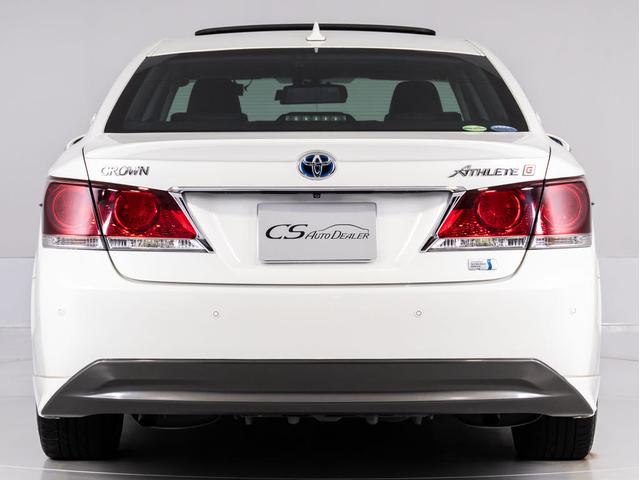 クラウンハイブリッド アスリートＧ　（サンルーフ）（禁煙）（黒革）（ＯＰ１８ＡＷ）衝突軽減／踏み間違い防止機能アドバンストパッケージ／アダプティブハイビーム／プリクラッシュ／クリアランスソナー／レギュラーガソリン仕様／黒本革シート（14枚目）