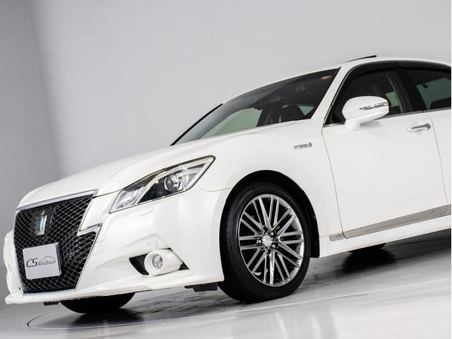 クラウンハイブリッド アスリートＧ　（サンルーフ）（禁煙）（黒革）（ＯＰ１８ＡＷ）衝突軽減／踏み間違い防止機能アドバンストパッケージ／アダプティブハイビーム／プリクラッシュ／クリアランスソナー／レギュラーガソリン仕様／黒本革シート（19枚目）