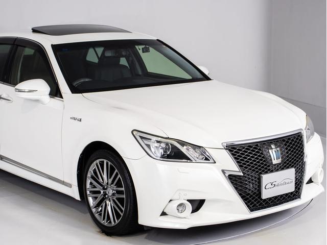 クラウンハイブリッド アスリートＧ　（サンルーフ）（禁煙）（黒革）（ＯＰ１８ＡＷ）衝突軽減／踏み間違い防止機能アドバンストパッケージ／アダプティブハイビーム／プリクラッシュ／クリアランスソナー／レギュラーガソリン仕様／黒本革シート（20枚目）