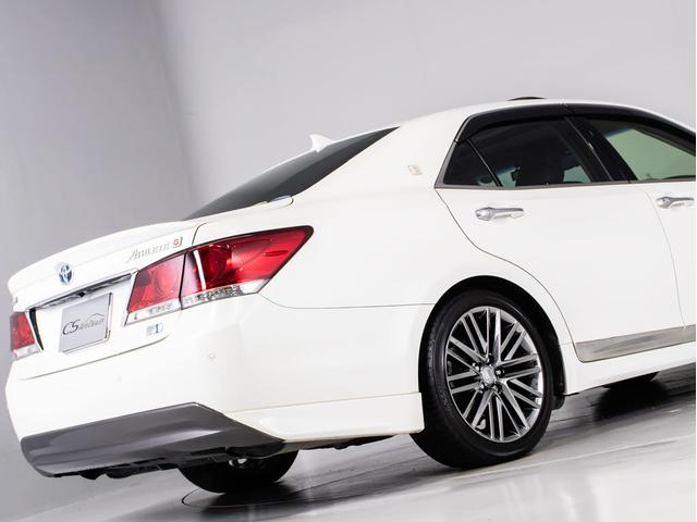 クラウンハイブリッド アスリートＧ　（サンルーフ）（禁煙）（黒革）（ＯＰ１８ＡＷ）衝突軽減／踏み間違い防止機能アドバンストパッケージ／アダプティブハイビーム／プリクラッシュ／クリアランスソナー／レギュラーガソリン仕様／黒本革シート（21枚目）