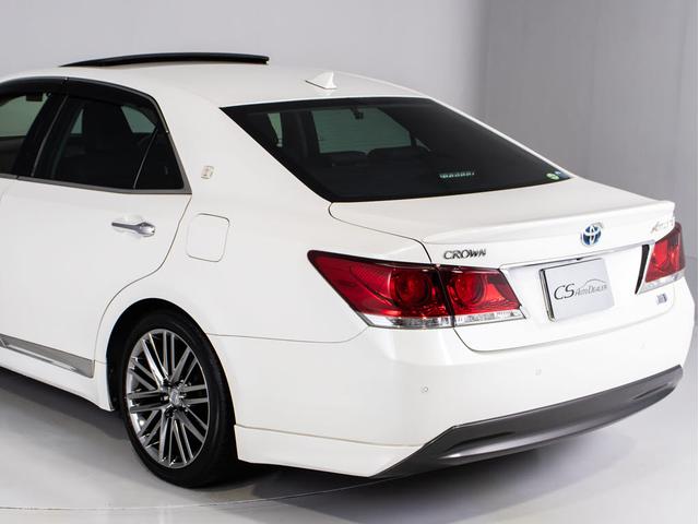 クラウンハイブリッド アスリートＧ　（サンルーフ）（禁煙）（黒革）（ＯＰ１８ＡＷ）衝突軽減／踏み間違い防止機能アドバンストパッケージ／アダプティブハイビーム／プリクラッシュ／クリアランスソナー／レギュラーガソリン仕様／黒本革シート（22枚目）