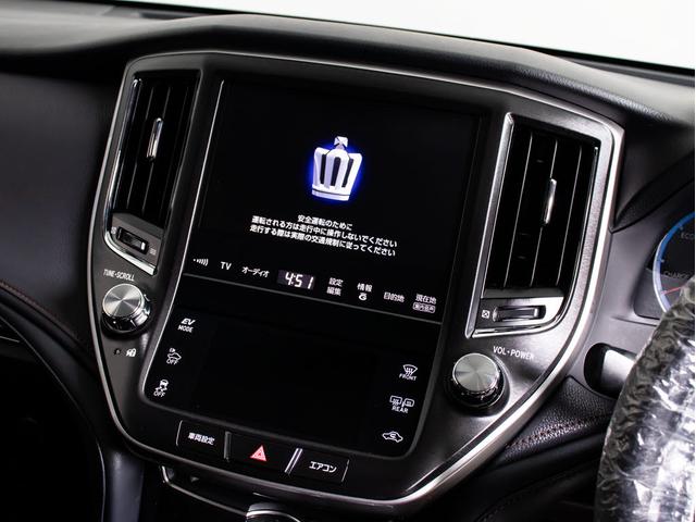 クラウンハイブリッド アスリートＧ　（サンルーフ）（禁煙）（黒革）（ＯＰ１８ＡＷ）衝突軽減／踏み間違い防止機能アドバンストパッケージ／アダプティブハイビーム／プリクラッシュ／クリアランスソナー／レギュラーガソリン仕様／黒本革シート（43枚目）