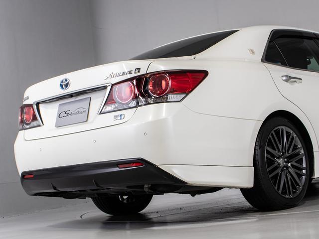 クラウンハイブリッド アスリートＳ　後期型（禁煙車）（サンルーフ）（黒本革シート）（オプション１８インチＡＷ）（トヨタセーフティセンス）衝突軽減ブレーキ　踏み間違い防止機能　レーダークルーズ　オートマチックハイビーム　車線逸脱抑制ＬＤＡ（20枚目）