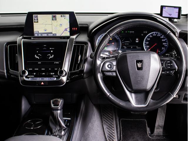 クラウンハイブリッド G-エグゼクティブ (禁煙車)(モデリスタエアロ)(サンルーフ)(黒本革シート)(パノラミックビューモニター)デジタルインナーミラー セーフティPKG+ 衝突軽減 踏み間違い防止 車線逸脱抑制LTA パーキングアシスト(10枚目)