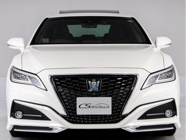 クラウンハイブリッド G-エグゼクティブ (禁煙車)(モデリスタエアロ)(サンルーフ)(黒本革シート)(パノラミックビューモニター)デジタルインナーミラー セーフティPKG+ 衝突軽減 踏み間違い防止 車線逸脱抑制LTA パーキングアシスト(18枚目)