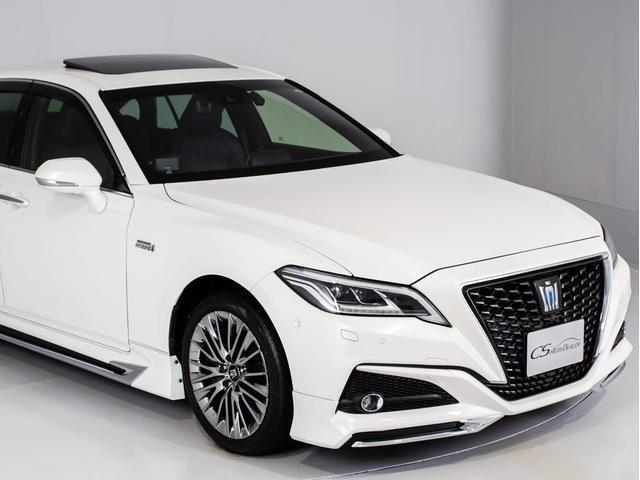 クラウンハイブリッド G-エグゼクティブ (禁煙車)(モデリスタエアロ)(サンルーフ)(黒本革シート)(パノラミックビューモニター)デジタルインナーミラー セーフティPKG+ 衝突軽減 踏み間違い防止 車線逸脱抑制LTA パーキングアシスト(24枚目)