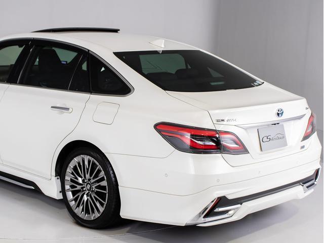 クラウンハイブリッド G-エグゼクティブ (禁煙車)(モデリスタエアロ)(サンルーフ)(黒本革シート)(パノラミックビューモニター)デジタルインナーミラー セーフティPKG+ 衝突軽減 踏み間違い防止 車線逸脱抑制LTA パーキングアシスト(26枚目)