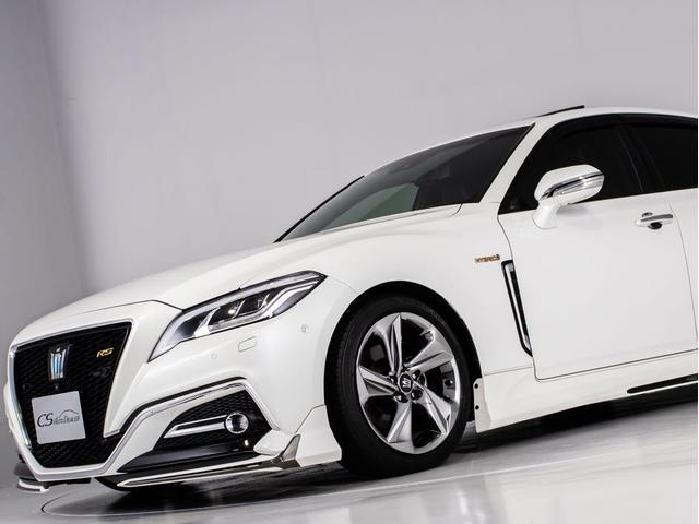 クラウンハイブリッド RSアドバンス (サンルーフ)(モデリスタフルエアロ&マフラー)(黒本革シート)(パノラミックビューモニター)(セーフティパッケージプラス)衝突軽減ブレーキ 踏み間違い防止機能 車線逸脱抑制LTA シーケンシャル(22枚目)