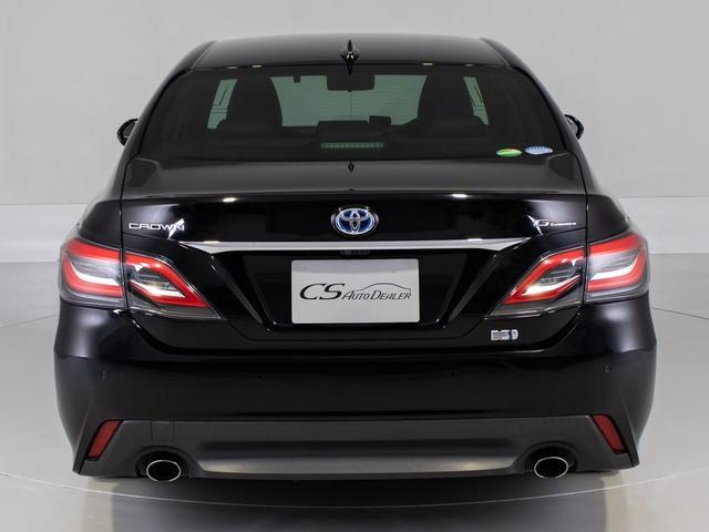 クラウンハイブリッド Ｇ－エグゼクティブ　後期／黒革／プレミアムサウンド／３６０度カメラ／ＨＵＤ／ＢＳＭ／パノラミックビューモニター／後席ＶＩＰ／シートエアコン／シートヒーター／パーキングアシスト／車線逸脱防止／衝突軽減ブレーキ（11枚目）