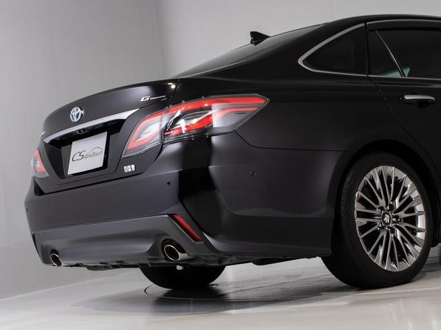 クラウンハイブリッド Ｇ－エグゼクティブ　後期／黒革／プレミアムサウンド／３６０度カメラ／ＨＵＤ／ＢＳＭ／パノラミックビューモニター／後席ＶＩＰ／シートエアコン／シートヒーター／パーキングアシスト／車線逸脱防止／衝突軽減ブレーキ（19枚目）