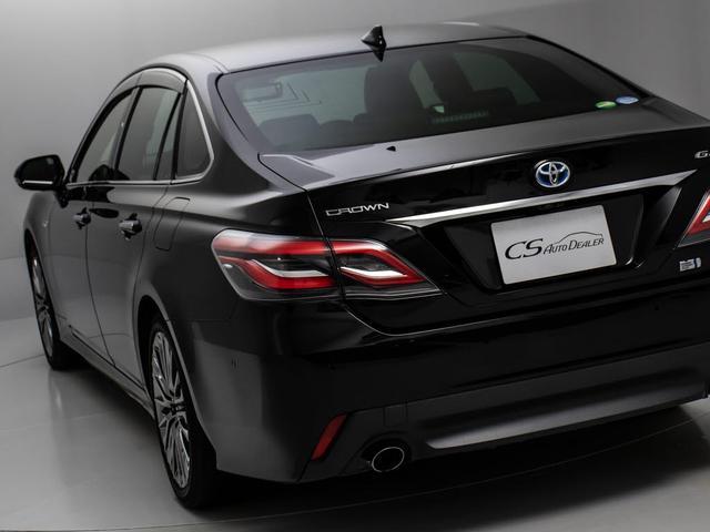 クラウンハイブリッド Ｇ－エグゼクティブ　後期／黒革／プレミアムサウンド／３６０度カメラ／ＨＵＤ／ＢＳＭ／パノラミックビューモニター／後席ＶＩＰ／シートエアコン／シートヒーター／パーキングアシスト／車線逸脱防止／衝突軽減ブレーキ（22枚目）