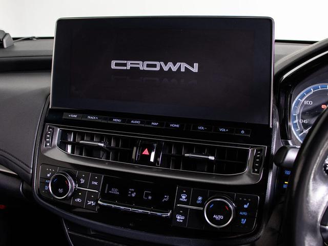 クラウンハイブリッド ＲＳアドバンス　禁煙／法人ワンオーナー／黒革／ＴＲＤエアロ／ＨＵＤ／パノラミックビューモニター／デジタルインナーミラー／セーフティセンス／プリクラッシュセーフティー／レーダークルーズ／レーントレーシングアシスト（9枚目）