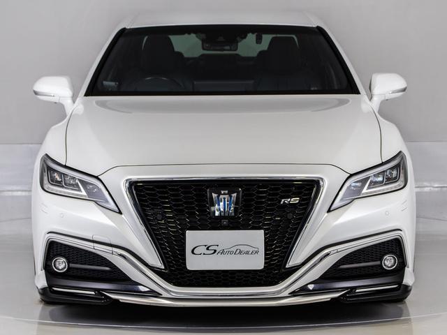 クラウンハイブリッド ＲＳアドバンス　禁煙／法人ワンオーナー／黒革／ＴＲＤエアロ／ＨＵＤ／パノラミックビューモニター／デジタルインナーミラー／セーフティセンス／プリクラッシュセーフティー／レーダークルーズ／レーントレーシングアシスト（18枚目）