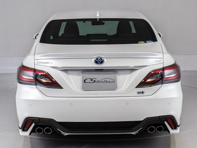 クラウンハイブリッド ＲＳアドバンス　禁煙／法人ワンオーナー／黒革／ＴＲＤエアロ／ＨＵＤ／パノラミックビューモニター／デジタルインナーミラー／セーフティセンス／プリクラッシュセーフティー／レーダークルーズ／レーントレーシングアシスト（19枚目）