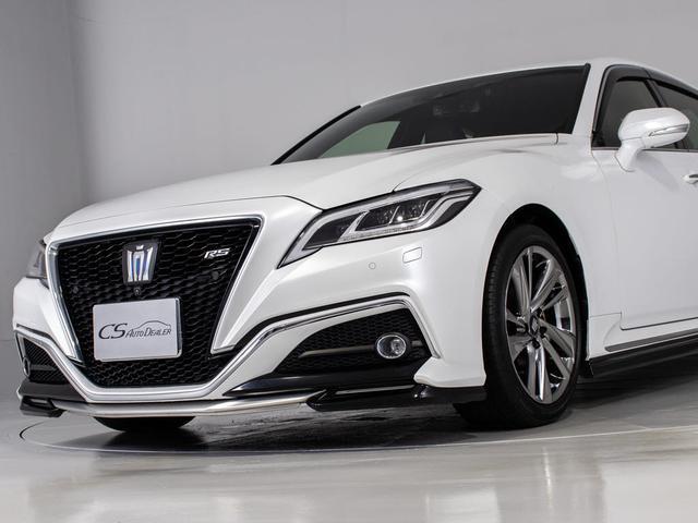 クラウンハイブリッド ＲＳアドバンス　禁煙／法人ワンオーナー／黒革／ＴＲＤエアロ／ＨＵＤ／パノラミックビューモニター／デジタルインナーミラー／セーフティセンス／プリクラッシュセーフティー／レーダークルーズ／レーントレーシングアシスト（23枚目）