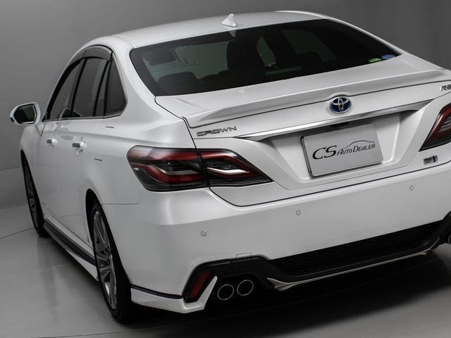 クラウンハイブリッド ＲＳアドバンス　禁煙／法人ワンオーナー／黒革／ＴＲＤエアロ／ＨＵＤ／パノラミックビューモニター／デジタルインナーミラー／セーフティセンス／プリクラッシュセーフティー／レーダークルーズ／レーントレーシングアシスト（28枚目）