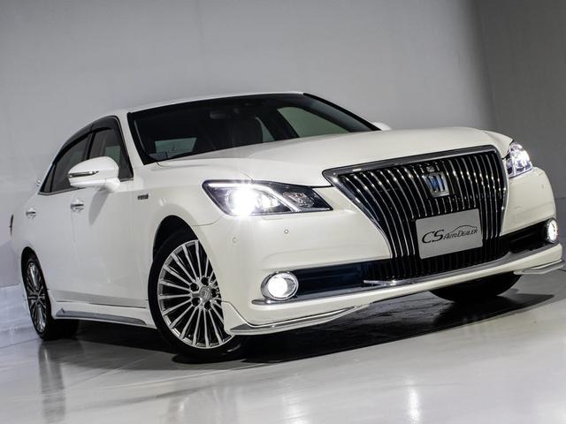 クラウンマジェスタ Ｆバージョン　Ｊ－フロンティア　後期型（禁煙車）（特別仕様車）（オプション１８インチアルミ）（専用コンビレザーシート）（フルエアロ）トヨタセーフティセンス　衝突軽減ブレーキ　踏み間違い防止機能　レーダークルーズ　車線逸脱抑制ＬＤＡ（19枚目）