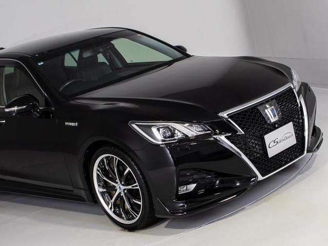 クラウンハイブリッド アスリートG 後期型(禁煙車)(黒本革シート)(パノラミックビューモニター)(20インチアルミ)(フルエアロ)(衝突軽減ブレーキ)(踏み間違い防止機能)レーダークルーズ アダプティブハイビーム Bluetooth(6枚目)