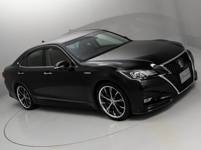 クラウンハイブリッド アスリートG 後期型(禁煙車)(黒本革シート)(パノラミックビューモニター)(20インチアルミ)(フルエアロ)(衝突軽減ブレーキ)(踏み間違い防止機能)レーダークルーズ アダプティブハイビーム Bluetooth(25枚目)