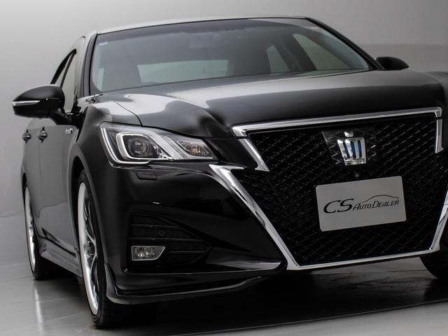 クラウンハイブリッド アスリートG 後期型(禁煙車)(黒本革シート)(パノラミックビューモニター)(20インチアルミ)(フルエアロ)(衝突軽減ブレーキ)(踏み間違い防止機能)レーダークルーズ アダプティブハイビーム Bluetooth(27枚目)