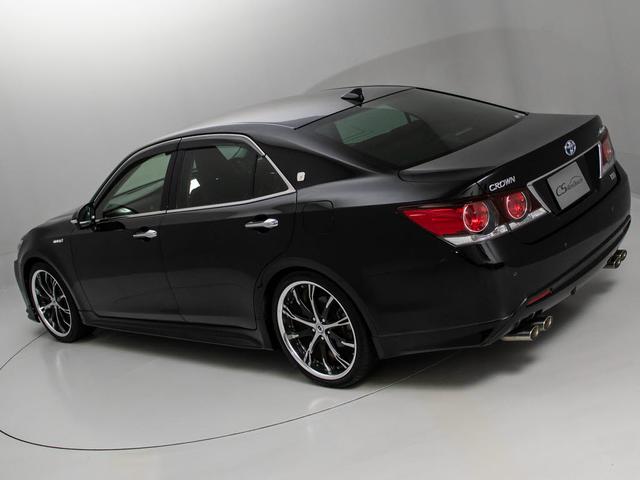 クラウンハイブリッド アスリートG 後期型(禁煙車)(黒本革シート)(パノラミックビューモニター)(20インチアルミ)(フルエアロ)(衝突軽減ブレーキ)(踏み間違い防止機能)レーダークルーズ アダプティブハイビーム Bluetooth(30枚目)