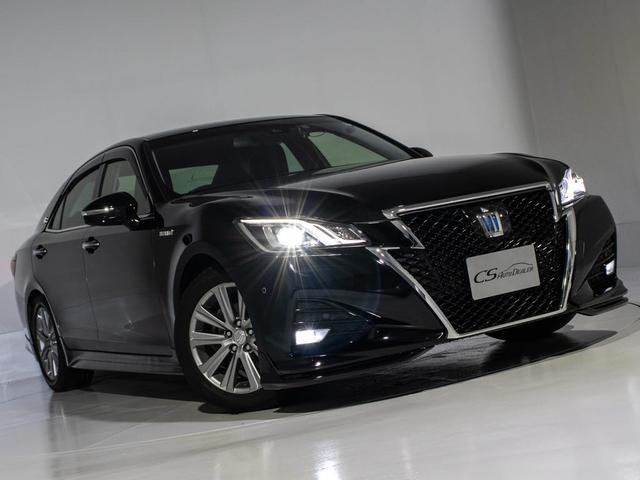 クラウンハイブリッド アスリートS 後期型(ワンオーナー)(黒本革シート)(フルエアロ)(セーフティセンス)衝突軽減ブレーキ 踏み間違い防止機能 車線逸脱抑制LDA オートマチックハイビーム Bluetooth対応 パーキングアシスト(15枚目)