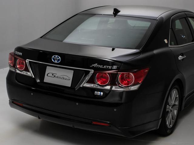 クラウンハイブリッド アスリートS 後期型(ワンオーナー)(黒本革シート)(フルエアロ)(セーフティセンス)衝突軽減ブレーキ 踏み間違い防止機能 車線逸脱抑制LDA オートマチックハイビーム Bluetooth対応 パーキングアシスト(21枚目)