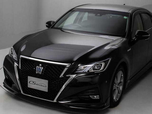 クラウンハイブリッド アスリートS 後期型(ワンオーナー)(黒本革シート)(フルエアロ)(セーフティセンス)衝突軽減ブレーキ 踏み間違い防止機能 車線逸脱抑制LDA オートマチックハイビーム Bluetooth対応 パーキングアシスト(24枚目)