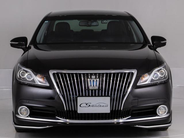 クラウンマジェスタ Fバージョン (禁煙車)(オプション18インチアルミ)(黒本革シート)(フルエアロ)衝突軽減ブレーキ 踏み間違い防止機能 BSM レーダークルーズ アダプティブハイビーム 点検整備記録簿5枚 Bluetooth対応(14枚目)