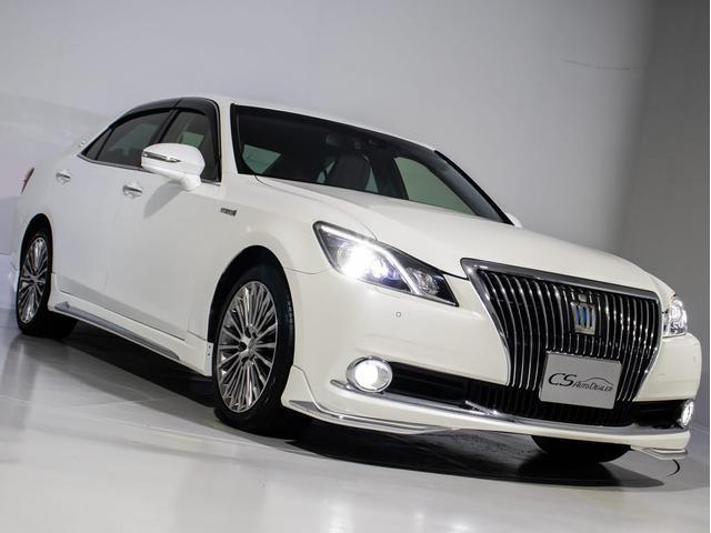 クラウンマジェスタ Fバージョン J-フロンティア 後期型(禁煙車)(プレミアムサウンド)(専用コンビレザーシート)(オプション18インチアルミ)(フルエアロ)(セーフティセンス)衝突軽減ブレーキ 踏み間違い防止 車線逸脱抑制LDA レーダークルーズ(22枚目)