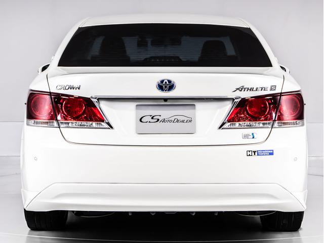 クラウンハイブリッド アスリートＳ　（黒本革シート）（フルエアロ）（２２０Ｇエグゼクティブ用１８インチアルミ）ＨＤＤナビ　シートヒーター　Ｂｌｕｅｔｏｏｔｈ対応　レギュラーガソリン仕様　バックカメラ　クルーズコントロール　エアシート（12枚目）