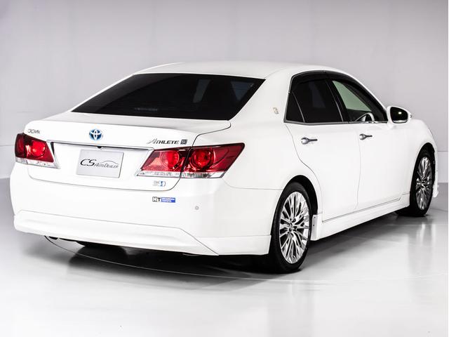 クラウンハイブリッド アスリートＳ　（黒本革シート）（フルエアロ）（２２０Ｇエグゼクティブ用１８インチアルミ）ＨＤＤナビ　シートヒーター　Ｂｌｕｅｔｏｏｔｈ対応　レギュラーガソリン仕様　バックカメラ　クルーズコントロール　エアシート（15枚目）