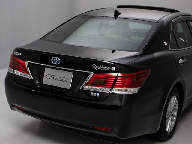 クラウンハイブリッド ロイヤルサルーンＧ　後期型（サンルーフ）（フラクセン本革シート）（クリアランスソナー）ＢＳＭ　シートメモリー　アダプティブハイビーム　エアシート　シート＆ステアリングヒーター　レザーシートＰＫＧ　イージークローザー（25枚目）