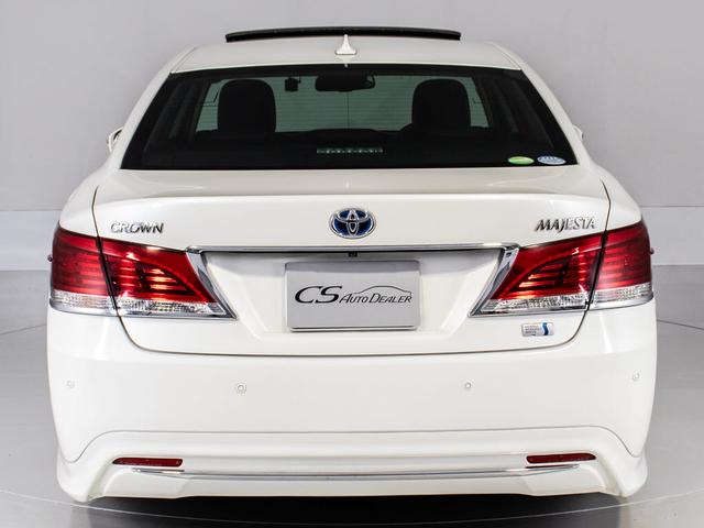 クラウンマジェスタ Fバージョン (禁煙車)(ワンオーナー)(サンルーフ)(黒本革シート)(オプション18インチアルミ)(パノラミックビューモニター)(点検記録簿15枚)衝突軽減ブレーキ 踏み間違い防止機能 BSM Bluetooth(19枚目)