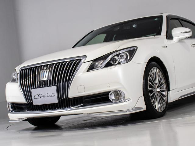 クラウンマジェスタ Fバージョン (禁煙車)(ワンオーナー)(サンルーフ)(黒本革シート)(オプション18インチアルミ)(パノラミックビューモニター)(点検記録簿15枚)衝突軽減ブレーキ 踏み間違い防止機能 BSM Bluetooth(25枚目)