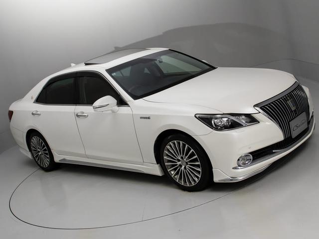 クラウンマジェスタ Fバージョン (禁煙車)(ワンオーナー)(サンルーフ)(黒本革シート)(オプション18インチアルミ)(パノラミックビューモニター)(点検記録簿15枚)衝突軽減ブレーキ 踏み間違い防止機能 BSM Bluetooth(28枚目)