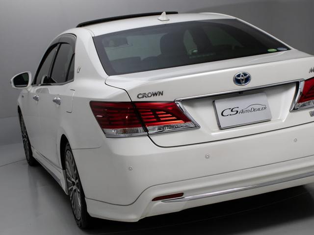 クラウンマジェスタ Fバージョン (禁煙車)(ワンオーナー)(サンルーフ)(黒本革シート)(オプション18インチアルミ)(パノラミックビューモニター)(点検記録簿15枚)衝突軽減ブレーキ 踏み間違い防止機能 BSM Bluetooth(31枚目)