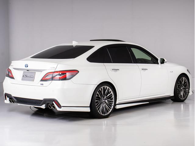 クラウンハイブリッド ＲＳアドバンス　（禁煙車）（サンルーフ）（黒本革シート）（モデリスタエアロ）（ＷＡＬＤ２０インチアルミ）シーケンシャルウィンカー　トヨタセーフティＰＫＧ＋　衝突軽減　踏み間違い防止機能　車線逸脱抑制ＬＴＡ　ＢＳＭ（14枚目）