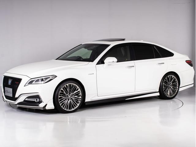 クラウンハイブリッド ＲＳアドバンス　（禁煙車）（サンルーフ）（黒本革シート）（モデリスタエアロ）（ＷＡＬＤ２０インチアルミ）シーケンシャルウィンカー　トヨタセーフティＰＫＧ＋　衝突軽減　踏み間違い防止機能　車線逸脱抑制ＬＴＡ　ＢＳＭ（16枚目）