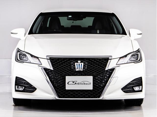 クラウンハイブリッド アスリートＳ　Ｊ－フロンティア　後期型（禁煙車）（純正１８インチアルミ）（専用ハーフレザー）（セーフティセンス）衝突軽減ブレーキ　踏み間違い防止機能　車線逸脱抑制ＬＤＡ　レーダークルーズ　オートマチックハイビーム　専用内外装（8枚目）