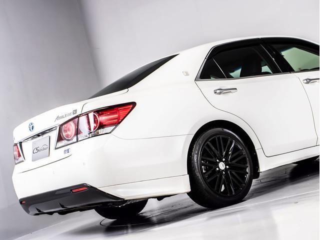 クラウンハイブリッド アスリートＳ　Ｊ－フロンティア　後期型（禁煙車）（純正１８インチアルミ）（専用ハーフレザー）（セーフティセンス）衝突軽減ブレーキ　踏み間違い防止機能　車線逸脱抑制ＬＤＡ　レーダークルーズ　オートマチックハイビーム　専用内外装（15枚目）