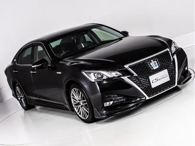 クラウンハイブリッド アスリートＳ　Ｊ－フロンティア　後期型（禁煙車）（ワンオーナー）（スパッタリング１８インチアルミ）（特別仕様車）（セーフティセンス）（点検記録簿１３枚）（フルエアロ）衝突軽減ブレーキ　車線逸脱抑制ＬＤＡ　レーダークルーズ　ＳＤマルチ（5枚目）