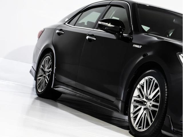 クラウンハイブリッド アスリートＳ　後期型（黒本革シート）（オプション１８インチアルミ）（フルエアロ）（トヨタセーフティセンス）衝突軽減ブレーキ　踏み間違い防止機能　車線逸脱抑制ＬＤＡ　レーダークルーズ　オートマチックハイビーム（27枚目）