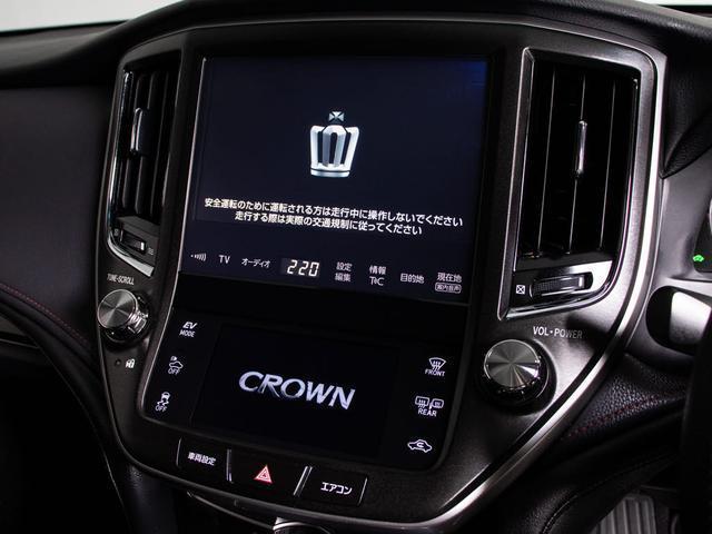 クラウンハイブリッド アスリートＳ　後期型（黒本革シート）（オプション１８インチアルミ）（フルエアロ）（トヨタセーフティセンス）衝突軽減ブレーキ　踏み間違い防止機能　車線逸脱抑制ＬＤＡ　レーダークルーズ　オートマチックハイビーム（37枚目）