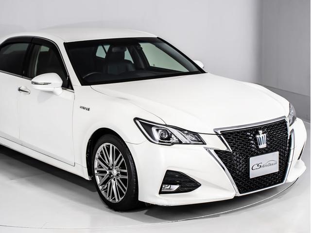 クラウンハイブリッド アスリートＳ　（黒本革シート）（オプション１８インチアルミ）（点検記録簿１４枚）エアシート　シートヒーター　ステアリングヒーター　Ｂｌｕｔｏｏｔｈ対応　レギュラーガソリン仕様　ＬＥＤライト　スパッタリングアルミ（5枚目）