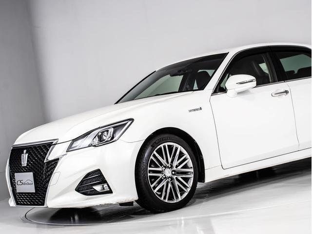 クラウンハイブリッド アスリートＳ　（黒本革シート）（オプション１８インチアルミ）（点検記録簿１４枚）エアシート　シートヒーター　ステアリングヒーター　Ｂｌｕｔｏｏｔｈ対応　レギュラーガソリン仕様　ＬＥＤライト　スパッタリングアルミ（14枚目）