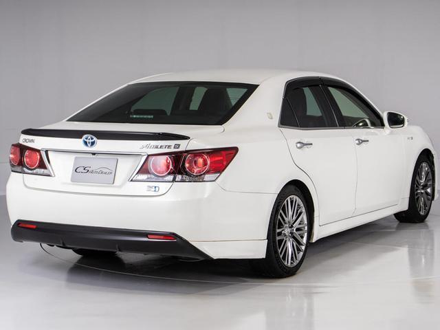 クラウンハイブリッド アスリートＳ　（黒本革シート）（オプション１８インチアルミ）（点検記録簿１４枚）エアシート　シートヒーター　ステアリングヒーター　Ｂｌｕｔｏｏｔｈ対応　レギュラーガソリン仕様　ＬＥＤライト　スパッタリングアルミ（15枚目）