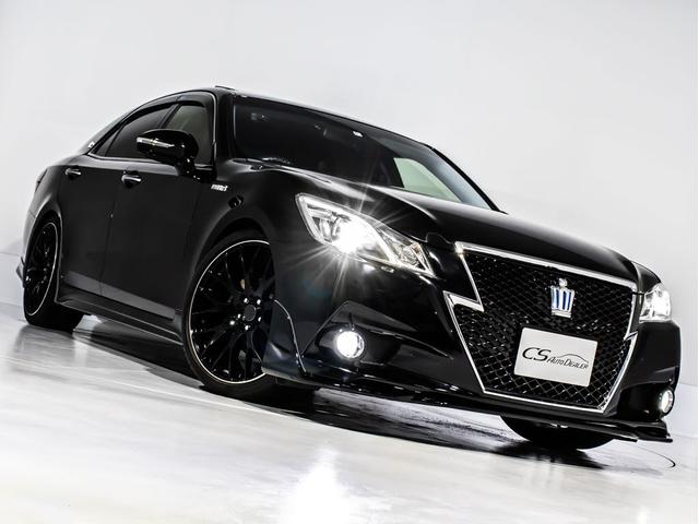 クラウンハイブリッド アスリートＳ　（サンルーフ）（黒本革シート）（ＲＡＹＳ２０インチアルミ）（フルエアロ）シート＆ステアリングヒーター　Ｂｌｕｔｏｏｔｈ対応　レギュラーガソリン仕様　ＨＤＤマルチナビ　カラーバックカメラ　パワーシート（14枚目）